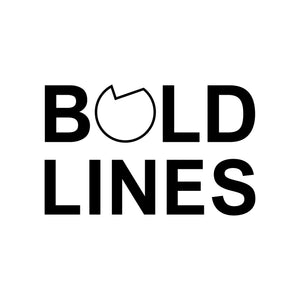 bold lines jewellery logo in Black and white