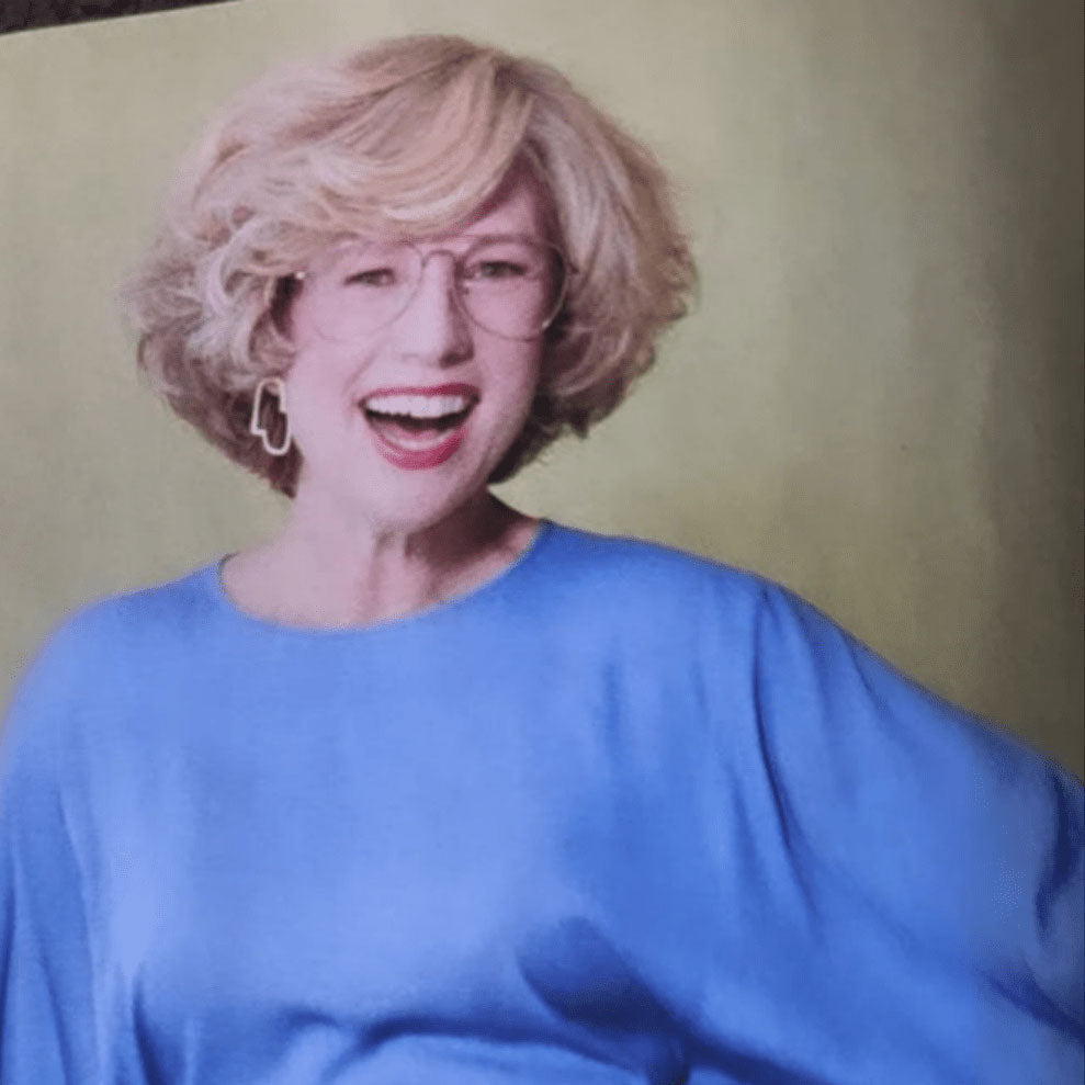Photo cover Irish County of Magazine of Courtney Lennon wearing the Connection II earrings.