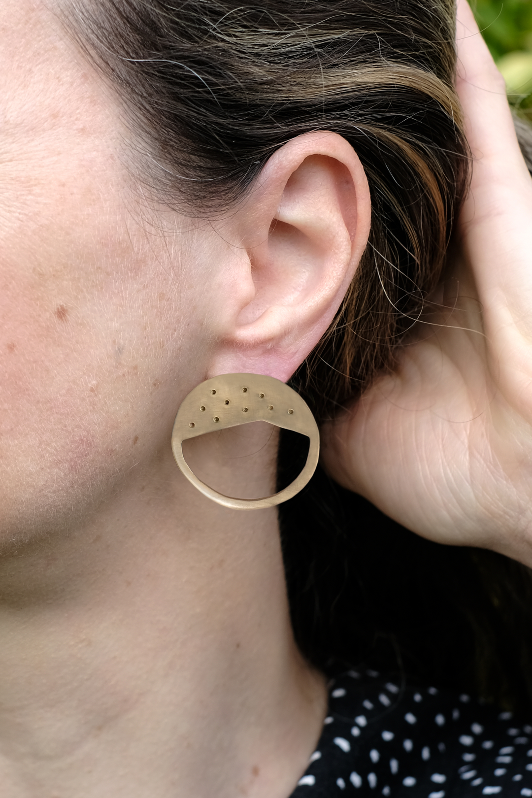 GALAXY circular earrings