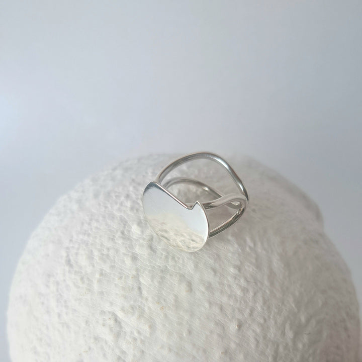 Balance Abstract Sterling silver ring